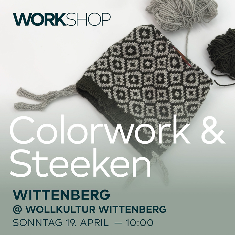 Workshop mit Thorsten Duit im April 2026, Thema Colorwork Stricken.
